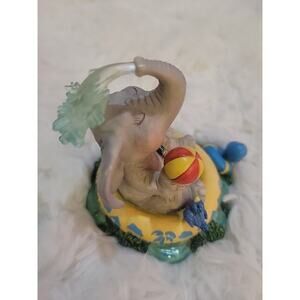 Peanut Pals Having A Ball Elephant Vintage Sculpture Collection Tom Newsom